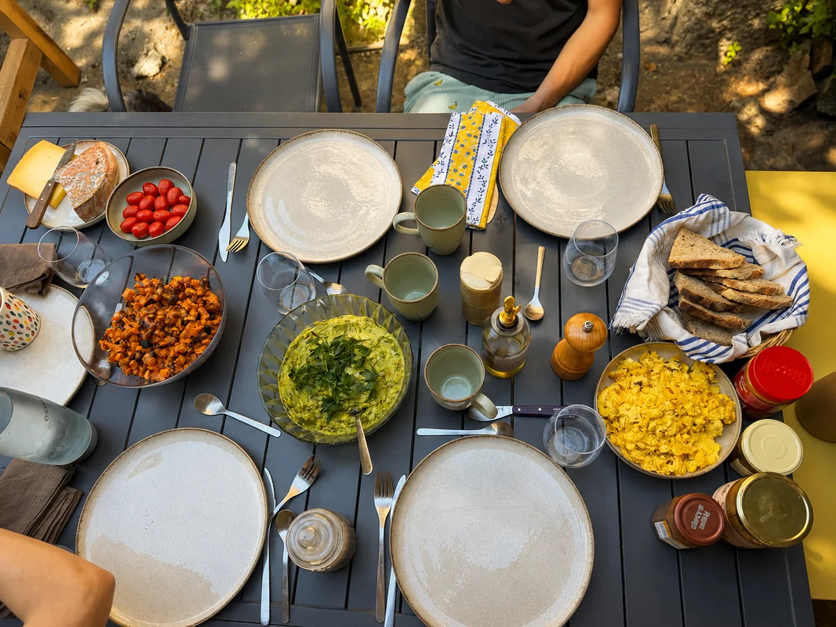 Le brunch du jardin